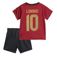 Dětský Fotbalový dres Belgie Romelu Lukaku #10 ME 2024 Domácí Krátký Rukáv (+ trenýrky)